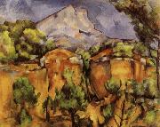 Paul Cezanne Mont Sainte-Victoire Seen from Bibemus oil painting on canvas
